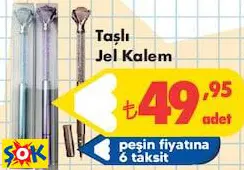 TAŞLI JEL KALEM